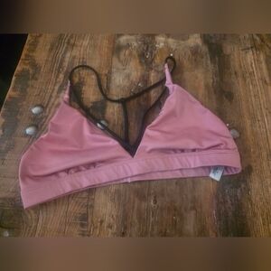 Pink Triangle Bralette Top